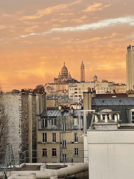 شقة Vue Sur Le Sacre Coeur Montmartre باريس المظهر الخارجي الصورة